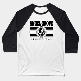 Angel Grove Athletics - Black Baseball T-Shirt